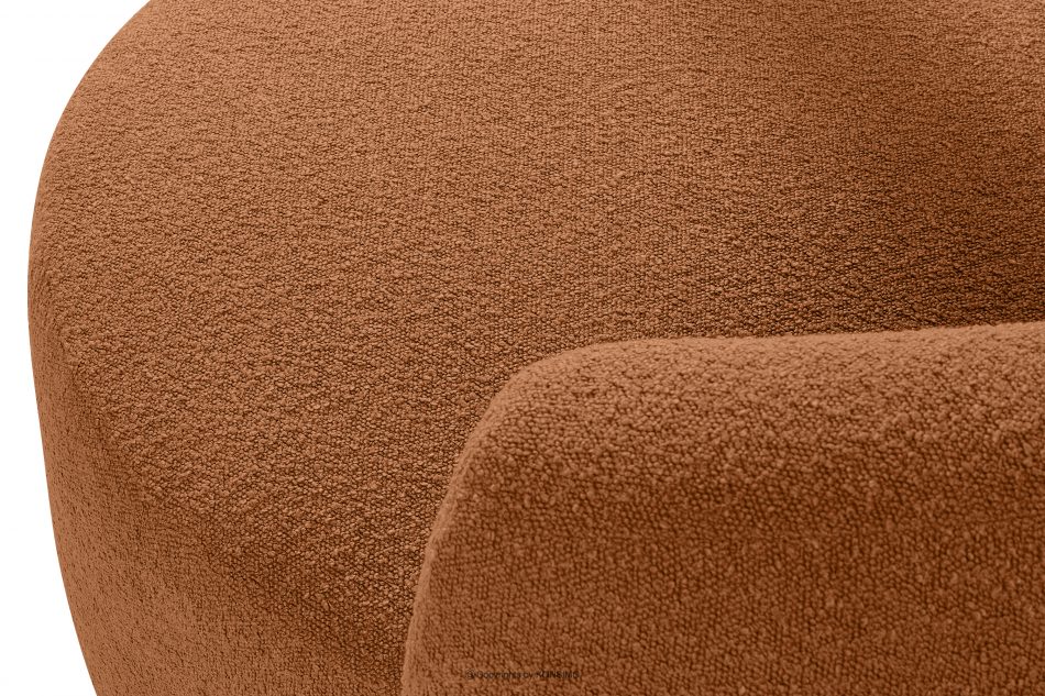 VIRA Japonské kreslo boucle červené červená - obrázok 7