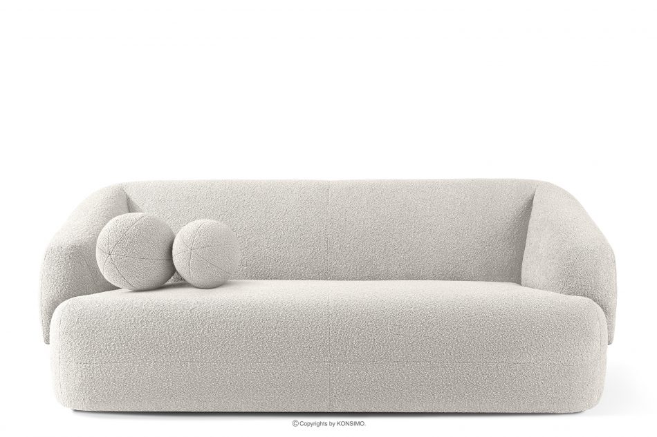 VIRA Japonská pohovka Japanese fabric boucle biela biela - obrázok 0