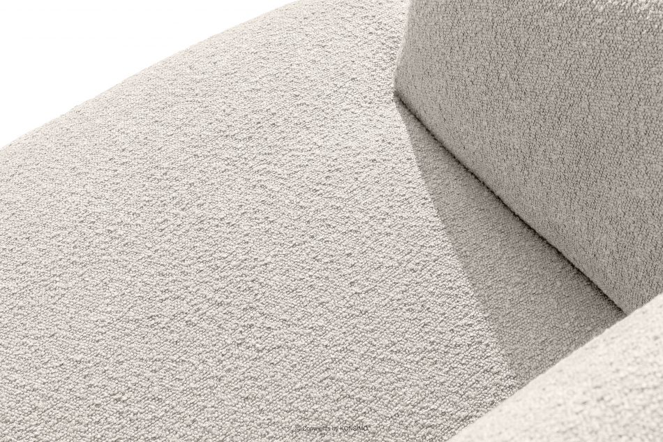 VIRA Japonská pohovka Japanese fabric boucle biela biela - obrázok 4
