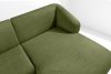 VIRA Rohová obývacia sedačka šenilová látka pravá olivová olivová - obrázok 7