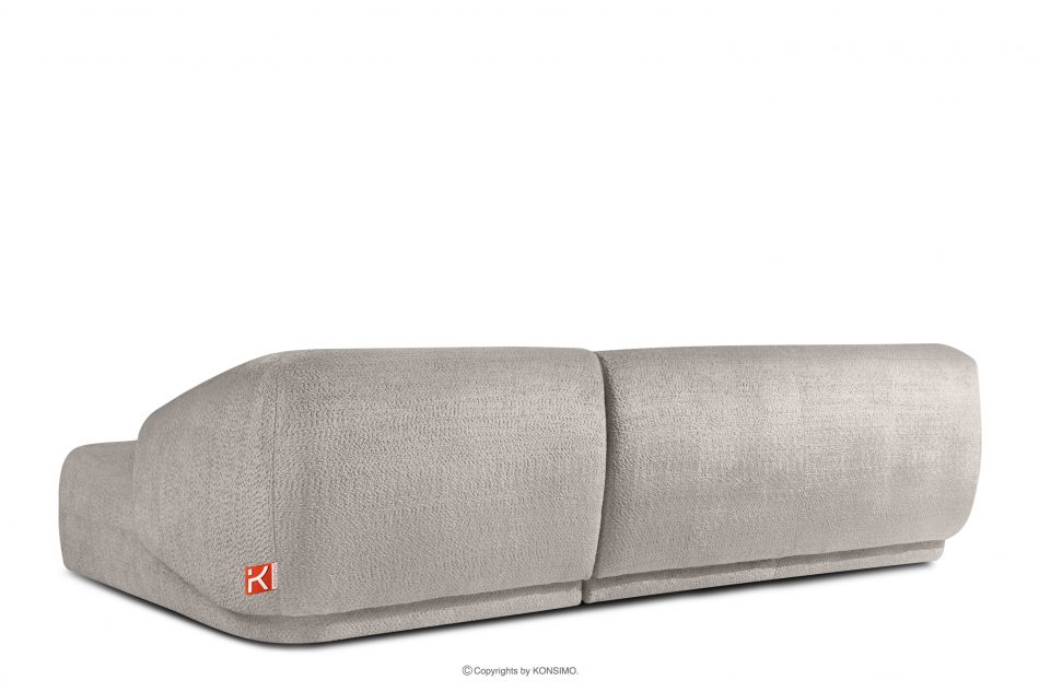 VIRA Obývacia rohová pohovka látka šenil pravý studená hnedá studená hnedá - obrázok 3