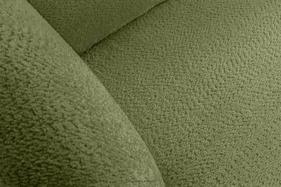 VIRA Rohová pohovka lounge látka šenilová ľavá olivová olivová - obrázok 4