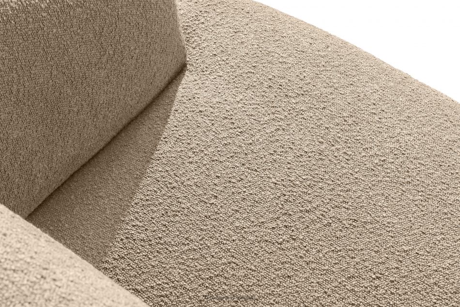 VIRA Japonská rozkladacia pohovka, látka boucle ľavá svetlo béžová svetlo béžová - obrázok 4