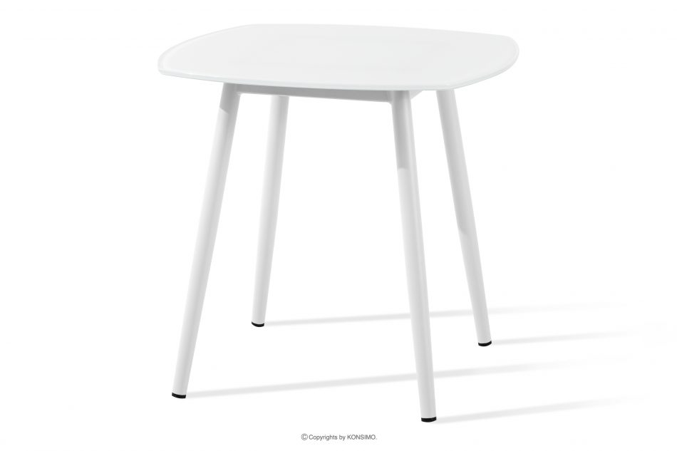 SOLIS Malý záhradný stolík biely biela - obrázok 2