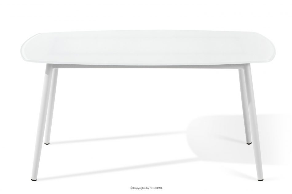 SOLIS Veľký záhradný stolík biely biela - obrázok 0