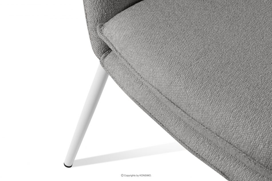 SOLIS Záhradný nábytok z vodovzdornej tkaniny sivá/biela sivá/biela - obrázok 11