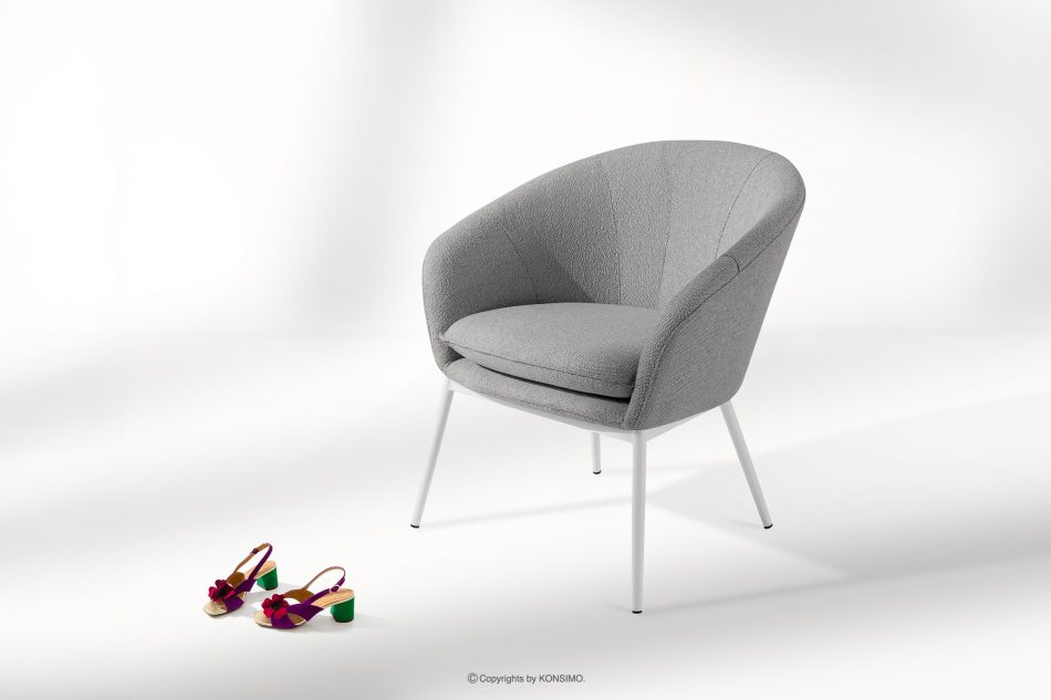 SOLIS Záhradný nábytok z vodovzdornej tkaniny sivá/biela sivá/biela - obrázok 17