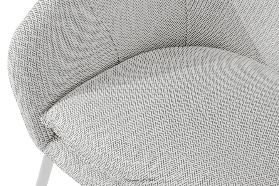 SOLIS Záhradné kreslá so stolom svetlo sivá/biela svetlo sivá/biela - obrázok 5