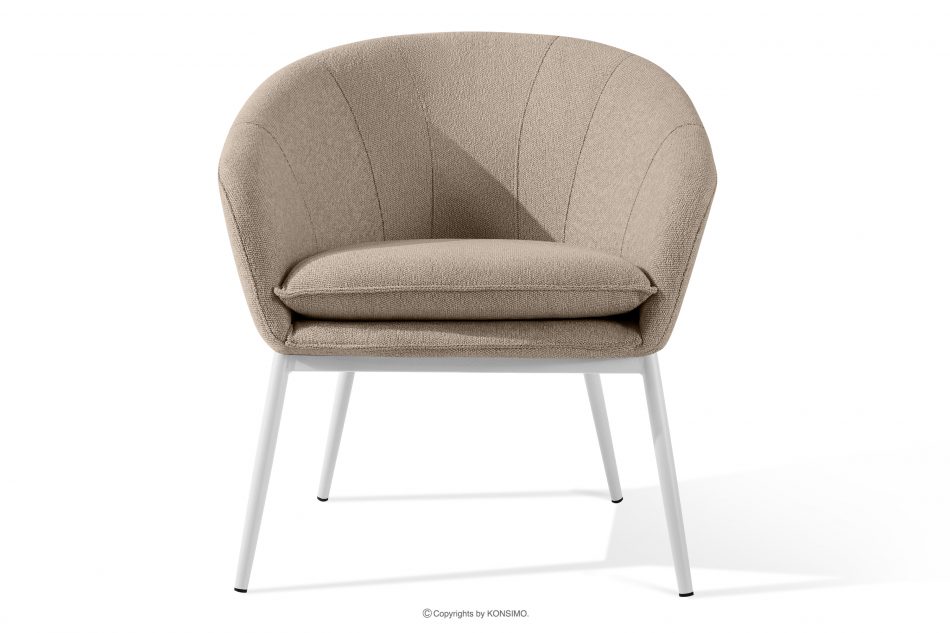 SOLIS Záhradné kreslá so stolom svetlo hnedá/biela svetlo hnedá/biela - obrázok 2