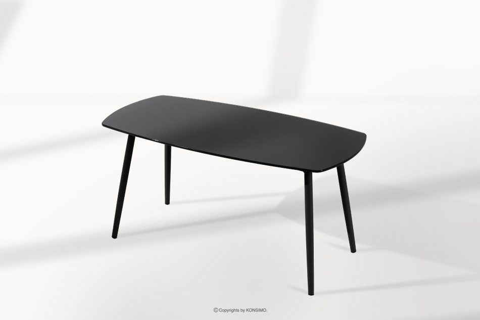 SOLIS Veľký záhradný stôl čierny čierna - obrázok 1