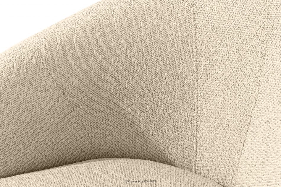 SOLIS Sada záhradného nábytku z vodovzdornej tkaniny krémová/čierna krémová/čierna - obrázok 9