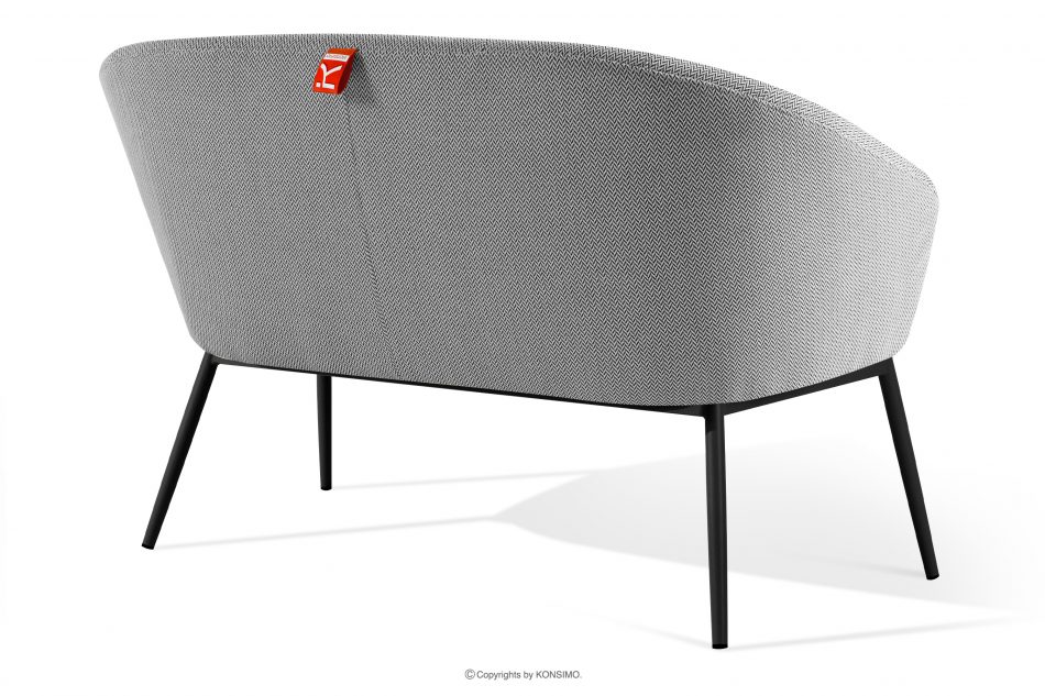 SOLIS Sada záhradného nábytku biela/čierna biela/čierna - obrázok 4