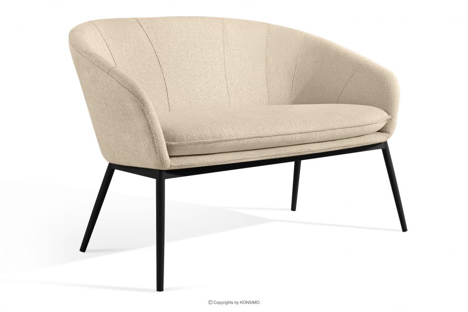 SOLIS Sada záhradného nábytku krémová/čierna krémová/čierna - obrázok 3