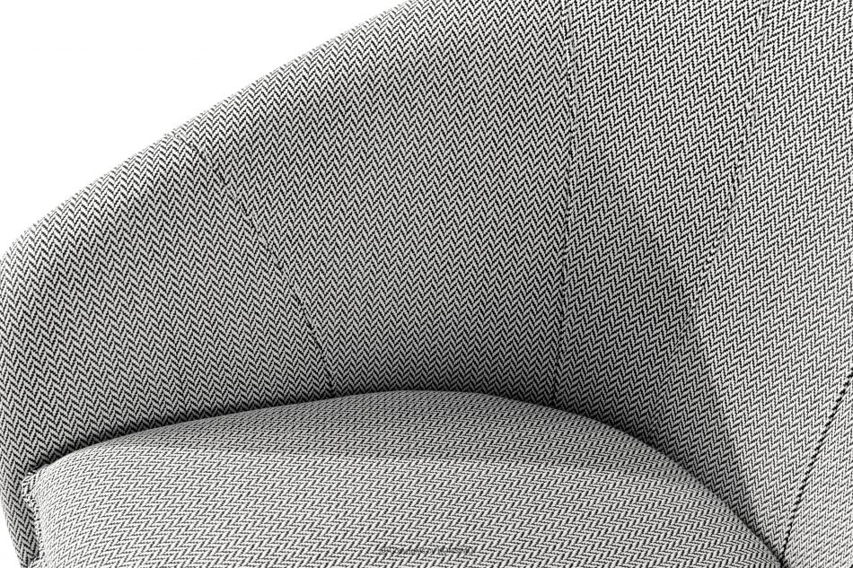 SOLIS Záhradný nábytok kreslá a stôl biela/čierna biela/čierna - obrázok 6