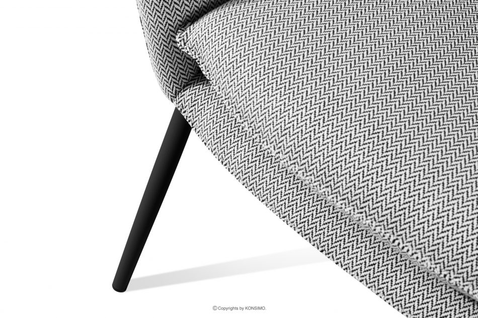 SOLIS Záhradný nábytok kreslá a stôl biela/čierna biela/čierna - obrázok 8