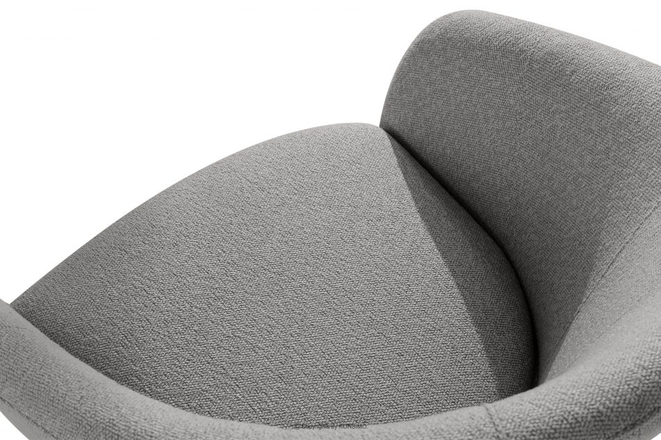 SOLIS Záhradný nábytok kreslá a stôl sivý/čierny sivá/čierna - obrázok 7