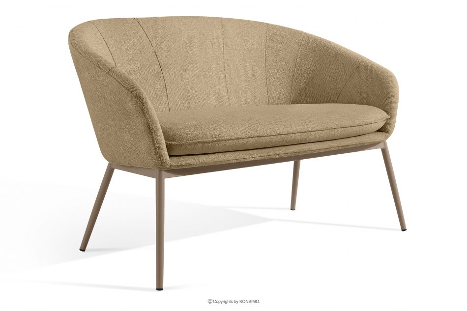 SOLIS Záhradná pohovka z nepremokavej látky teplá béžová/béžová teplá béžová/béžová - obrázok 2