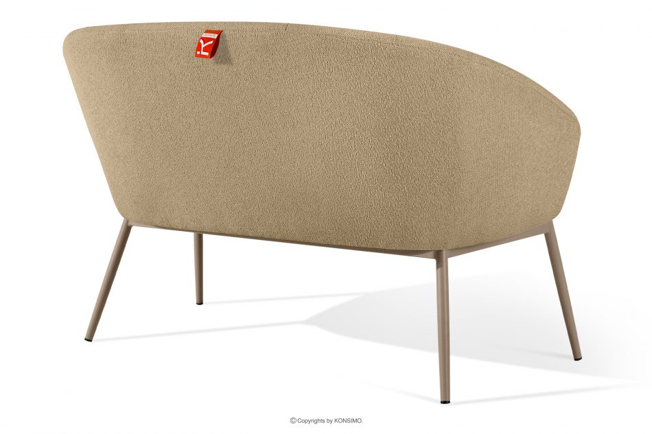 SOLIS Záhradná pohovka z nepremokavej látky teplá béžová/béžová teplá béžová/béžová - obrázok 3