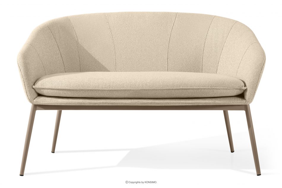 SOLIS Sada záhradného nábytku z nepremokavej látky krémová/béžová krémová/béžová - obrázok 2