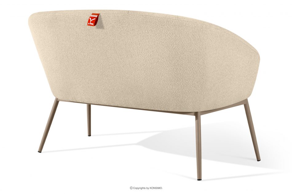 SOLIS Sada záhradného nábytku z nepremokavej látky krémová/béžová krémová/béžová - obrázok 4