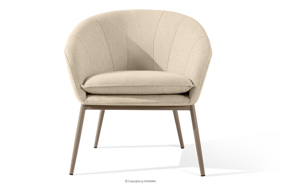 SOLIS Sada záhradného nábytku z nepremokavej látky krémová/béžová krémová/béžová - obrázok 5