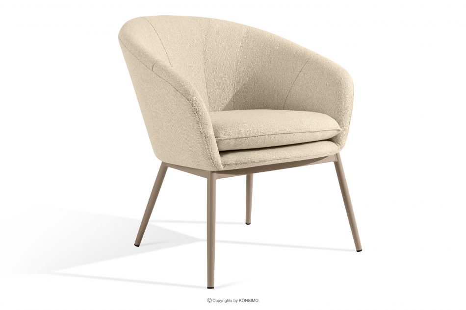 SOLIS Sada záhradného nábytku z nepremokavej látky krémová/béžová krémová/béžová - obrázok 6