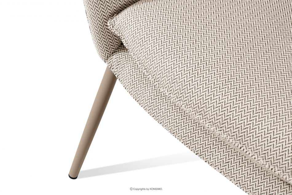 SOLIS Sada záhradného nábytku z nepremokavej látky biela/béžová biela/béžová - obrázok 11