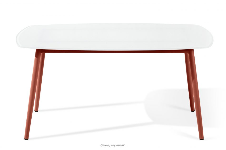 SOLIS Sada záhradného nábytku z vodoodolnej tkaniny bordová/biela/hrdzavá bordová/biela/červená - obrázok 12