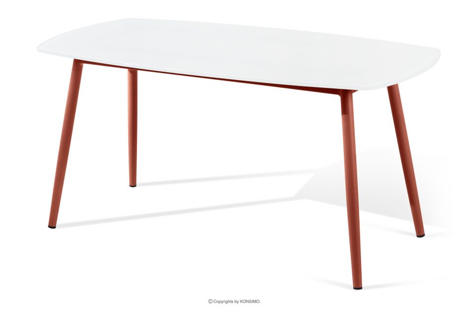 SOLIS Sada záhradného nábytku z vodoodolnej tkaniny bordová/biela/hrdzavá bordová/biela/červená - obrázok 13