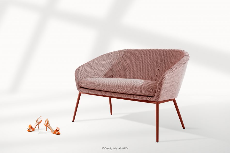 SOLIS Sada záhradného nábytku z vodoodolnej tkaniny bordová/biela/hrdzavá bordová/biela/červená - obrázok 16