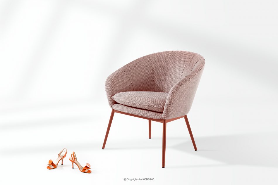 SOLIS Sada záhradného nábytku z vodoodolnej tkaniny bordová/biela/hrdzavá bordová/biela/červená - obrázok 17