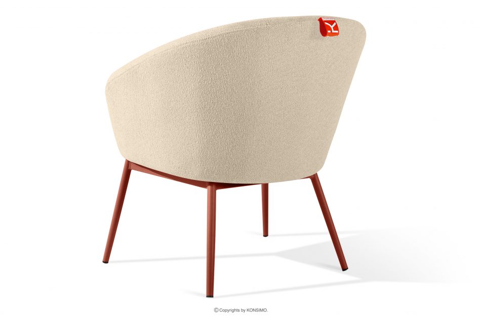 SOLIS Záhradný nábytok z nepremokavého materiálu krémová/hrdzavá krémová/ryžová - obrázok 4