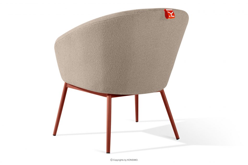 SOLIS Záhradný nábytok z nepremokavého materiálu svetlo hnedá/hrdzavá svetlo hnedá/ryžová - obrázok 4