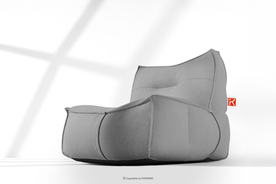 LOVIA Pohodlné záhradné kreslo z tkanej vonkajšej látky, čierna/biela čierna/biela - obrázok 16