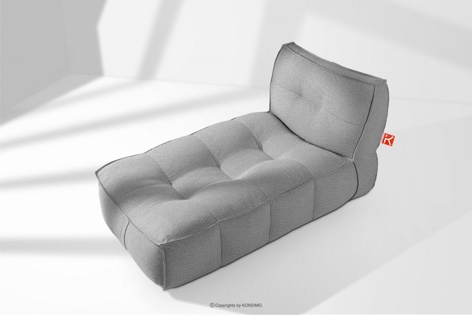 LOVIA Pohodlné záhradné lehátko z tkanej vonkajšej látky čierna/biela čierna/biela - obrázok 16