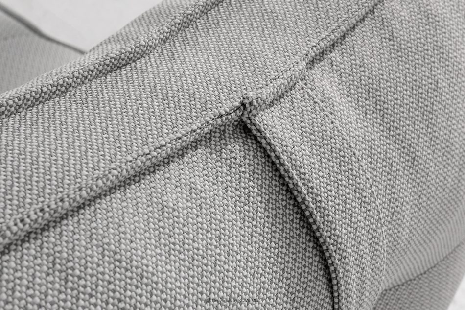 LOVIA Mäkká záhradná pohovka z tkanej vonkajšej látky tmavo šedá/biela tmavo sivá/biela - obrázok 7