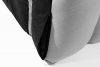 LOVIA Mäkká záhradná lehátka z tkanej vonkajšej látky, 2 ks, tmavo sivá/biela tmavo sivá/biela - obrázok 11