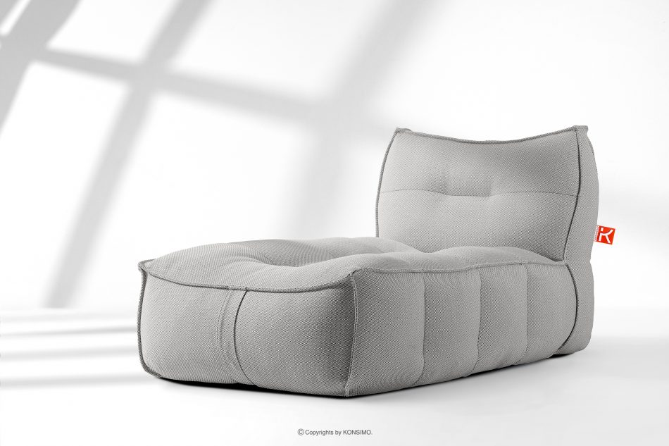 LOVIA Mäkká záhradná lehátka z tkanej vonkajšej látky, 2 ks, tmavo sivá/biela tmavo sivá/biela - obrázok 16