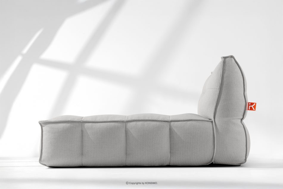 LOVIA Mäkká záhradná lehátka z tkanej vonkajšej látky, 2 ks, tmavo sivá/biela tmavo sivá/biela - obrázok 19