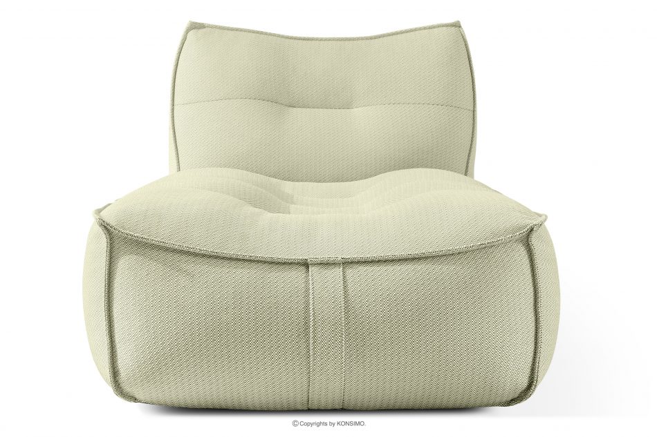 LOVIA Mäkká záhradná lehátka z tkanej vonkajšej látky, 2 ks, svetlo zelená/biela svetlo zelená/biela - obrázok 2