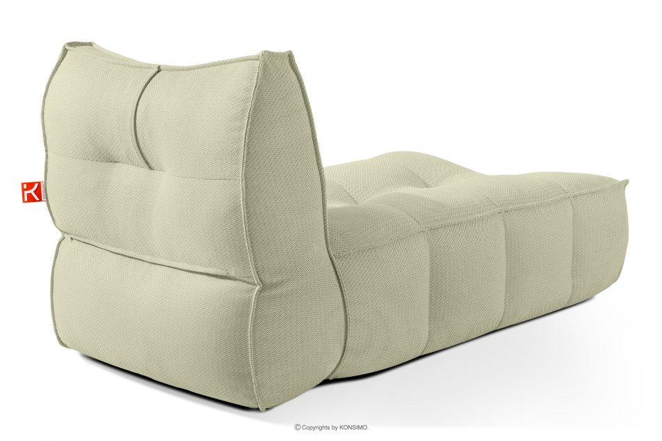 LOVIA Mäkká záhradná lehátka z tkanej vonkajšej látky, 2 ks, svetlo zelená/biela svetlo zelená/biela - obrázok 5