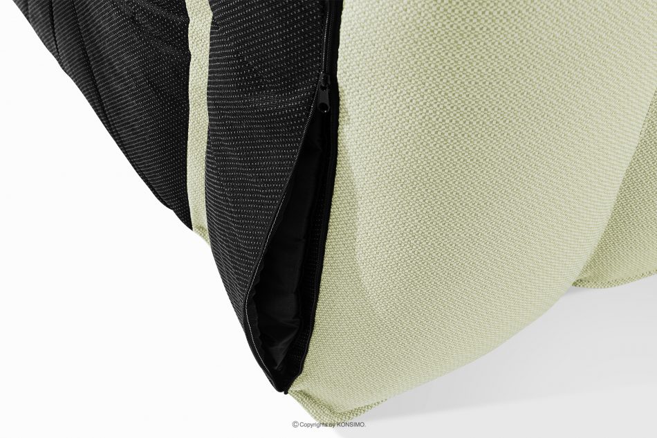 LOVIA Mäkká záhradná lehátka z tkanej vonkajšej látky, 2 ks, svetlo zelená/biela svetlo zelená/biela - obrázok 10