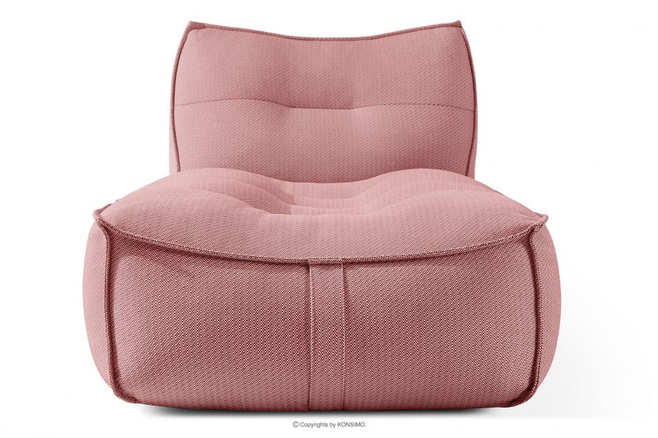 LOVIA Pohodlné záhradné lehátko z tkanej vonkajšej látky, 2 ks, červená/biela červená/biela - obrázok 2