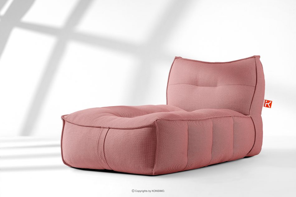 LOVIA Pohodlné záhradné lehátko z tkanej vonkajšej látky, 2 ks, červená/biela červená/biela - obrázok 16