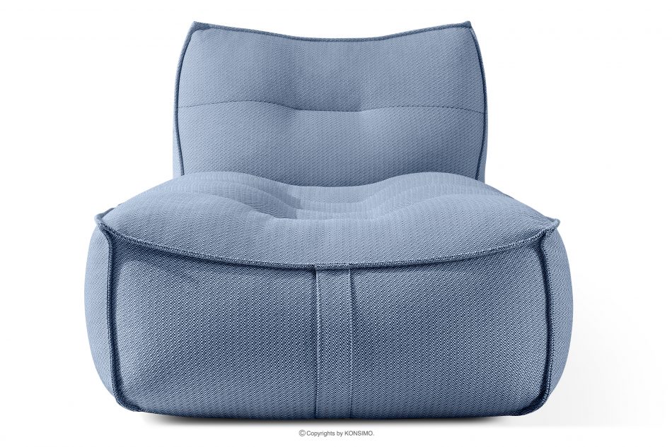 LOVIA Pohodlné záhradné lehátko z tkanej vonkajšej látky, 2 ks, tmavomodrá/biela tmavo modrá/biela - obrázok 2