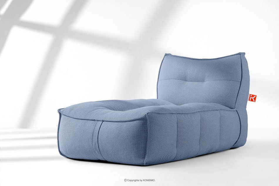 LOVIA Pohodlné záhradné lehátko z tkanej vonkajšej látky, 2 ks, tmavomodrá/biela tmavo modrá/biela - obrázok 16