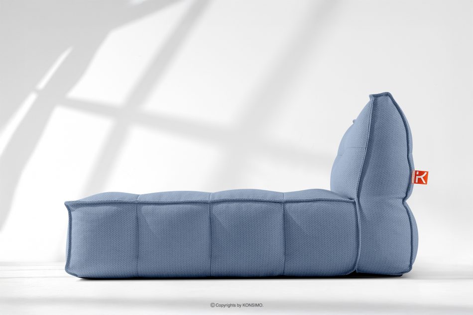 LOVIA Pohodlné záhradné lehátko z tkanej vonkajšej látky, 2 ks, tmavomodrá/biela tmavo modrá/biela - obrázok 19