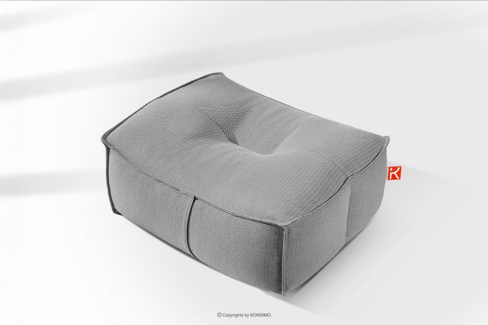 LOVIA Pohodlné záhradné kreslo a taburetka z tkanej vonkajšej látky čierna/biela čierna/biela - obrázok 29