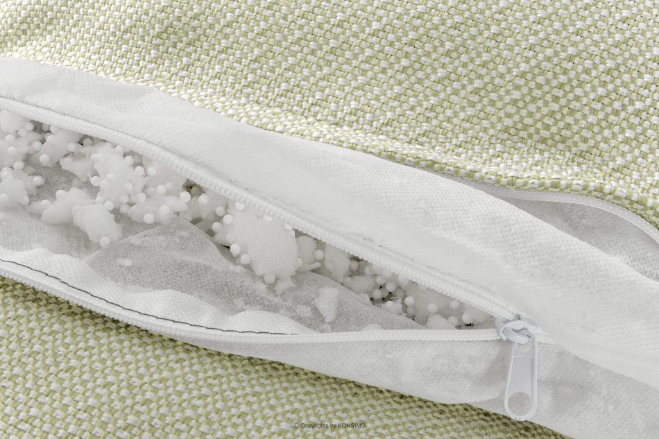 LOVIA Mäkké záhradné nábytok z tkanej vonkajšej látky jasno zelená/biela svetlo zelená/biela - obrázok 13