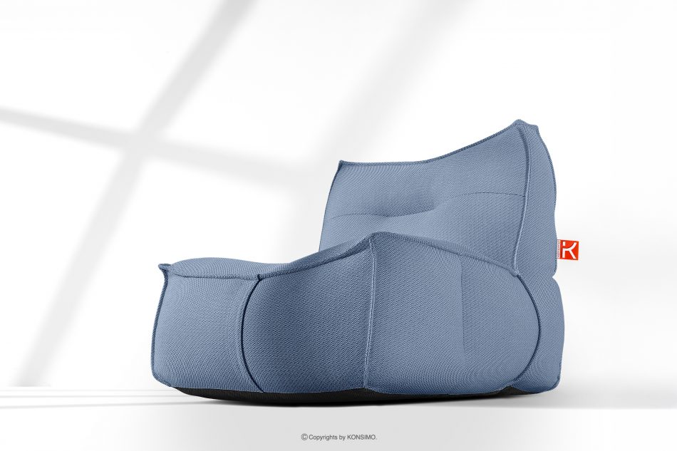 LOVIA Sada záhradného nábytku z tkanej vonkajšej látky tmavomodrá/biela tmavo modrá/biela - obrázok 31